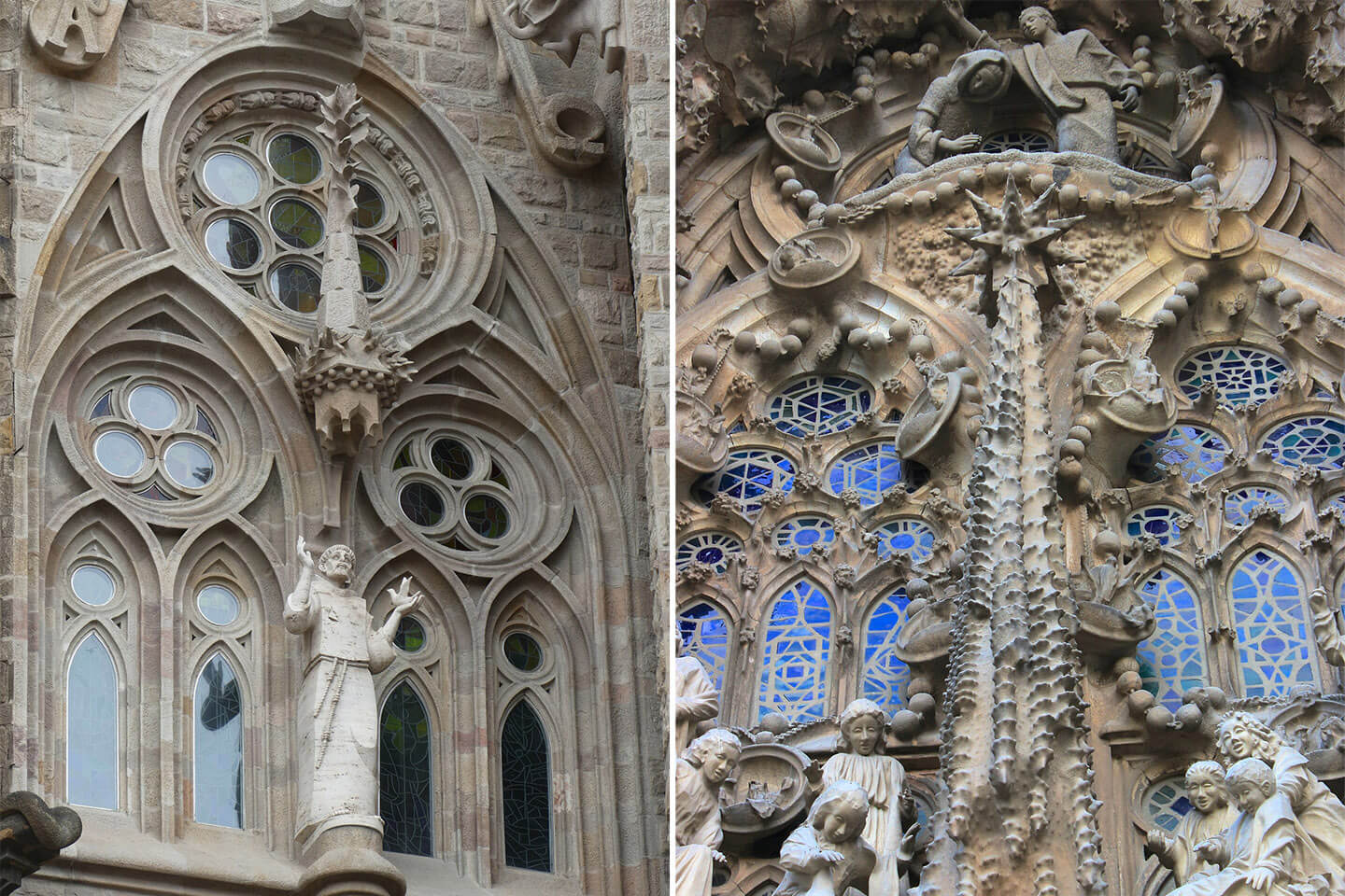 Скульптуры Саграда Фамилия (La Sagrada Familia от исп. Храм Святого Семейства)